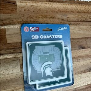 Michigan State University 3D Stadium Coasters